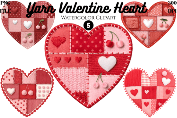Download Yarn Valentine Heart PNG Clipart - Premium Resources