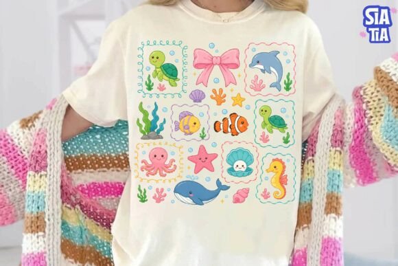 Download Cute Ocean Animals PNG Clipart Bundle - Animal Collection