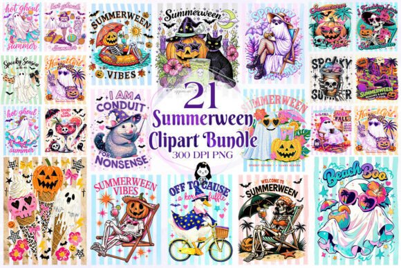 Download Summerween Vibes Sublimation PNG Clipart - Premium Resources