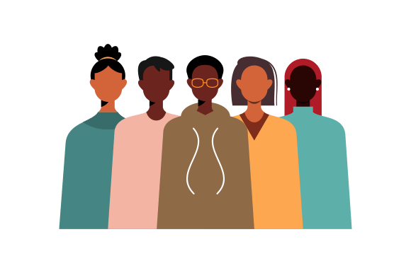 Download Black Community People Illustration - Premium Resources