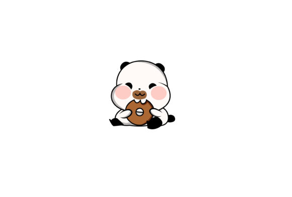 Download Cute Animal Characters Eat Donuts - Animal Collection