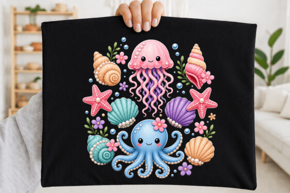 Download Cute Ocean Animals PNG, Sea Life Clipart - Animal Collection